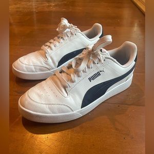 Puma white sneakers with black detail US 8.5